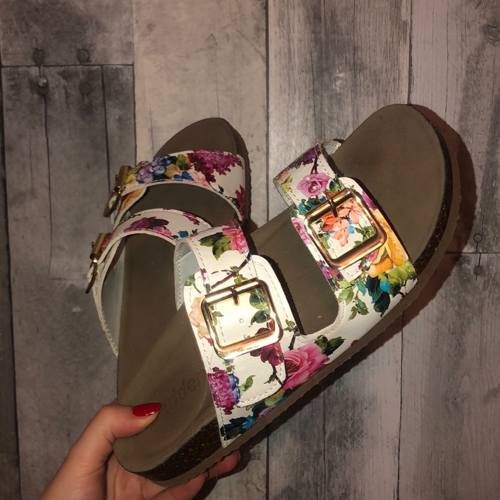 Floral Sandals (Birkenstock Style)